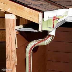 Gutter diy roof repair water handyman drainage ideas fixes easy downspout projects problems drain dripping house fix runoff annoying familyhandyman