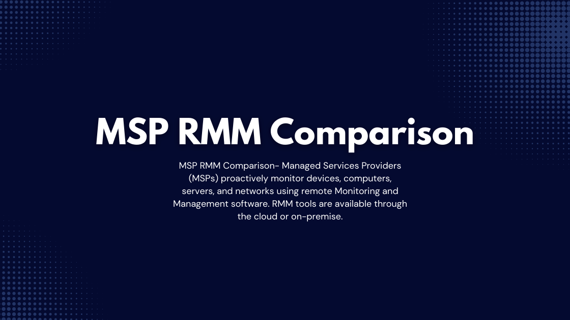 Rmm for msp