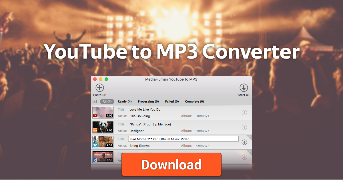 Mediahuman youtube to mp3 converter