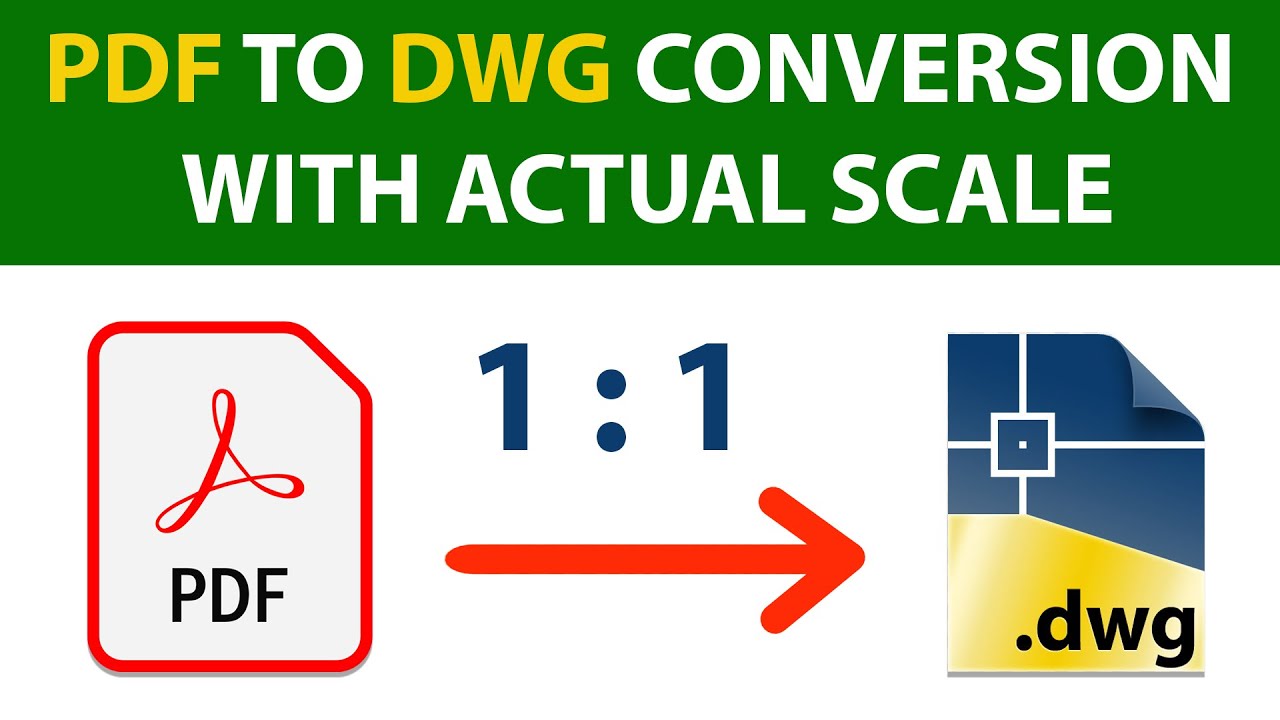 Autocad pdf dwg convert