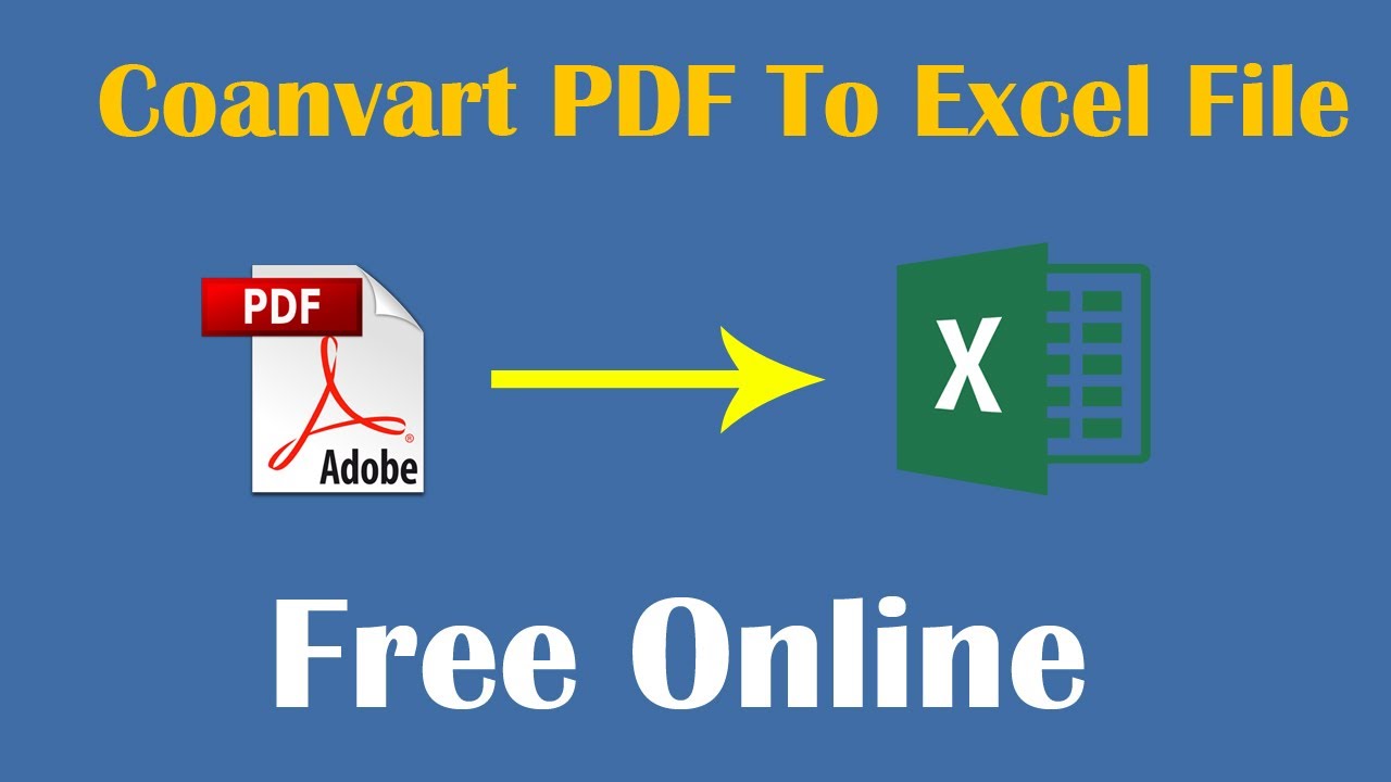 Excel to pdf converter online