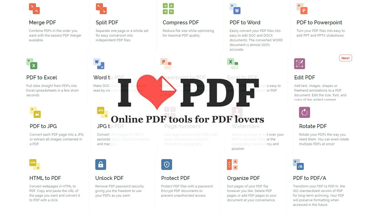 Merge pdf ilovepdf online service