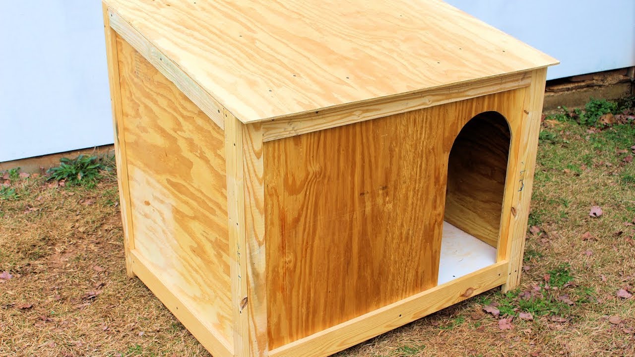 Dog house diy plans easy dogs simple plywood large yourself kennel do outdoor two houses cheap ideas build pdf crafts