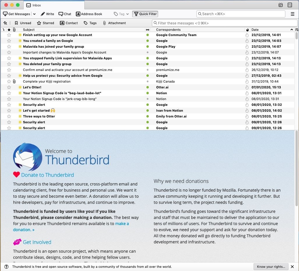 Thunderbird download